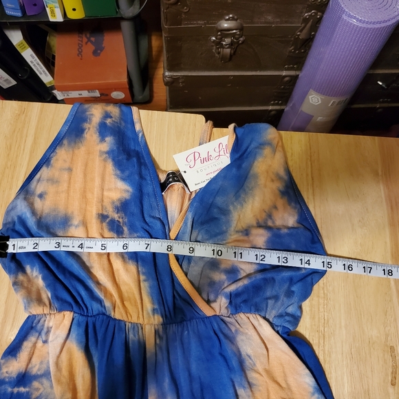 Blue Blush Romper sold by Pink Lily Boutique size M - Picture 8 of 10